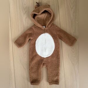 Carter’s Fleece Reindeer Baby Bunting Size 6m)